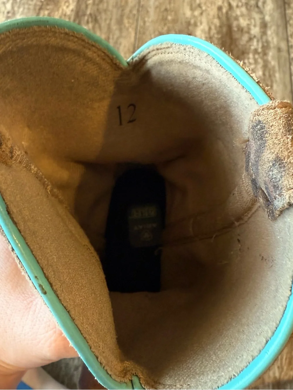 Ariat Leather Cheetah Print size 12